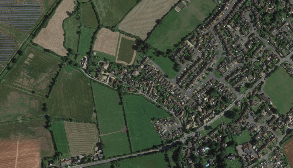 Satellite image of The Rank, North Bradley